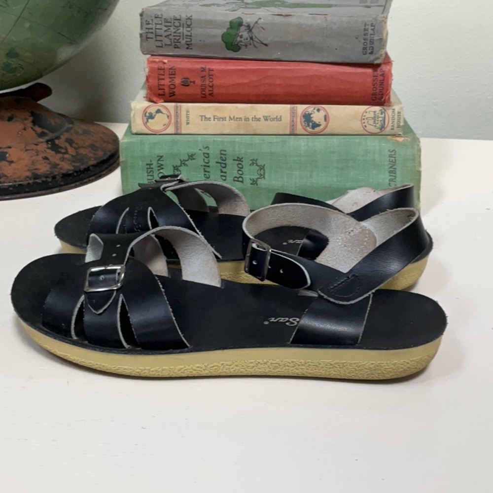 Salt water- Sun San black sandals
